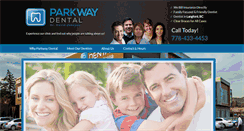 Desktop Screenshot of parkwaydentalwestshore.com